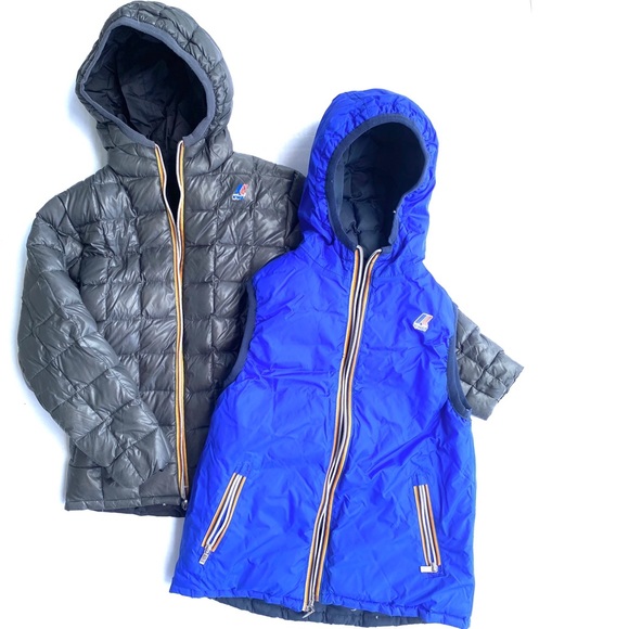 KWay Jackets & Coats Kway Reversible Puffer Jacket And Vest Bundle